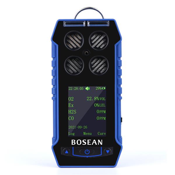 Bosean Portable 4 in 1 Gas Detector O2 CO H2S LEL Gas Meter BH-4S – Bosean official